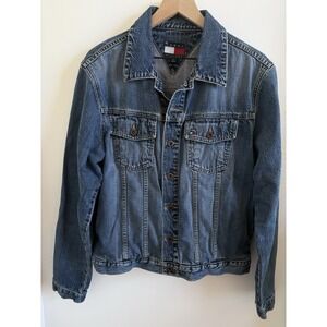 Vintage Tommy Hilfiger Y2K Men's Denim Jean jacket Small